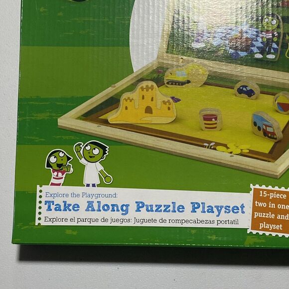 PBS KIDS Take-Along Puzzle Playset Explore The Playground Toy 15 Pieces - Picture 3 of 7